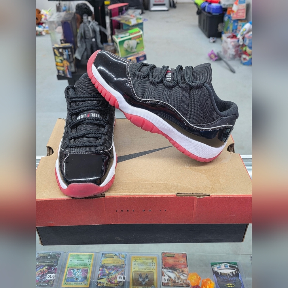 Nike Air Jordan 11 Retro Low GS Bred 2025 FV5121-006 Size 6Y